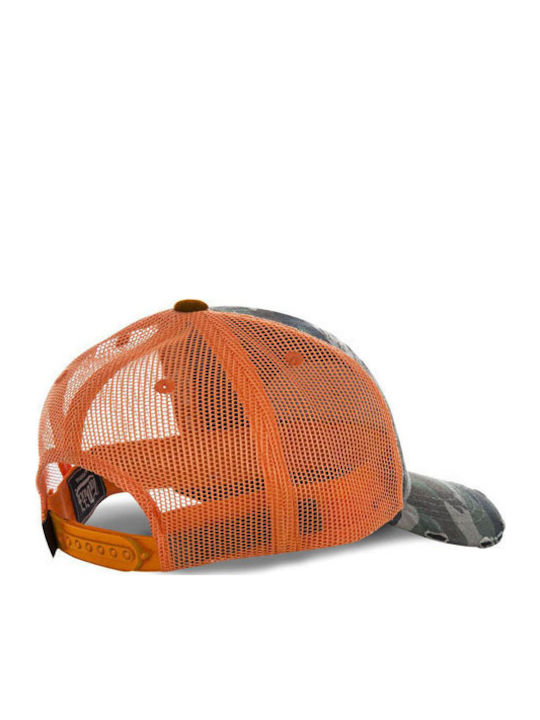 Καπέλο Von Dutch Heritage Cap Camou Orange Patch Net Καπέλο Von Dutch Heritage Cap Camou Orange Patch Net