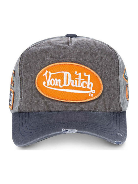 Καπέλο Von Dutch Jack Baseball Cap Orange Logo Καπέλο Von Dutch Jack Baseball Cap Orange Logo