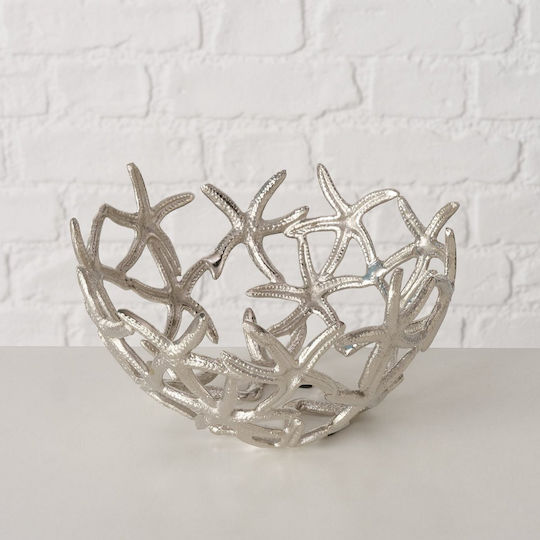 MSA Dekorative Schüssel Aluminium Silber 24x24cm 1Stück MSA Dekorative Schüssel Aluminium Silber 24x24cm 1Stück