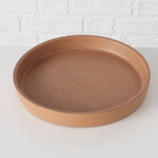 MSA Wooden Round Decorative Tray 20.7x20.7x11cm 5pcs