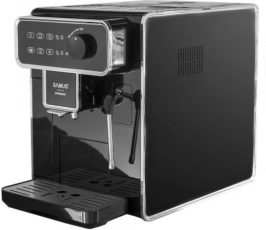 Samus Automatic Espresso Machine 1350W Pressure 15bar with Grinder Silver