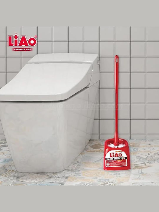 Liao D130001 Plastic Coș de gunoi pentru baie Roșu
