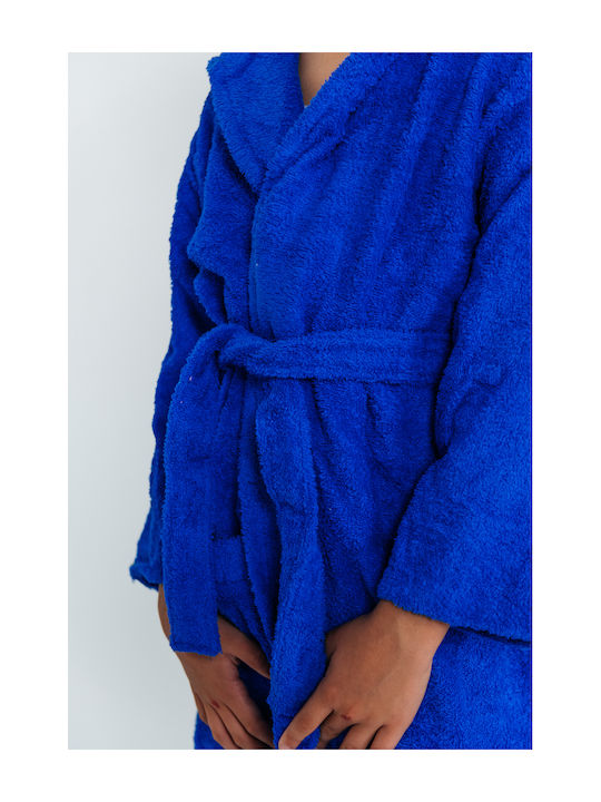 Belotex Παιδικό Μπουρνούζι Dark Blue mit Kapuze