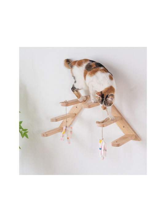 Скала За Катерене За Котки Nextdeco Natural Масивно Дърво 24x29,5x22см