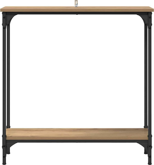 Κονσόλα Μεταλλική Artisan Oak Μ75xΠ22.5xΥ75εκ.