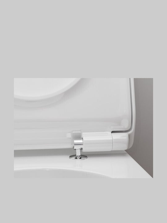 Hansgrohe Stehende Toilette Randlos mit Spülung Weiße