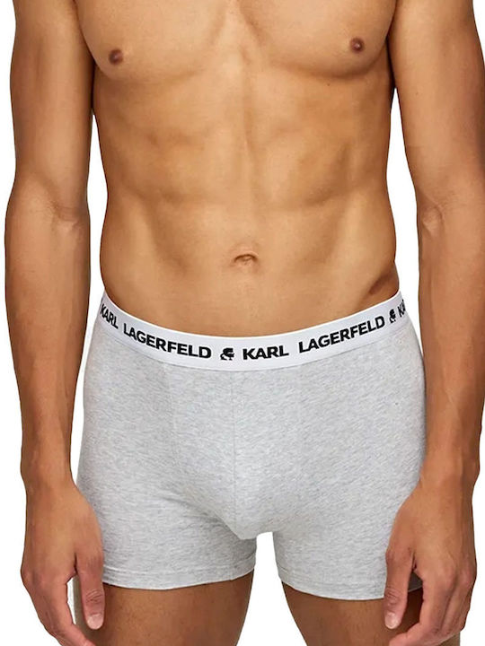 Karl Lagerfeld Μποξεράκια 3Pack Λευκό-γκρι-μαύρο