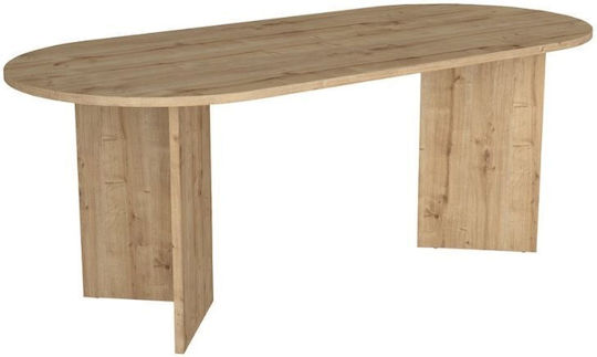 Cortado Τραπέζι Τραπεζαρίας Ξύλινο Sapphire Oak 200x90x74εκ.
