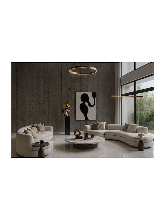 Panouri Decorative 3d Din Plastic Cu Adeziv Gri 60x120cm