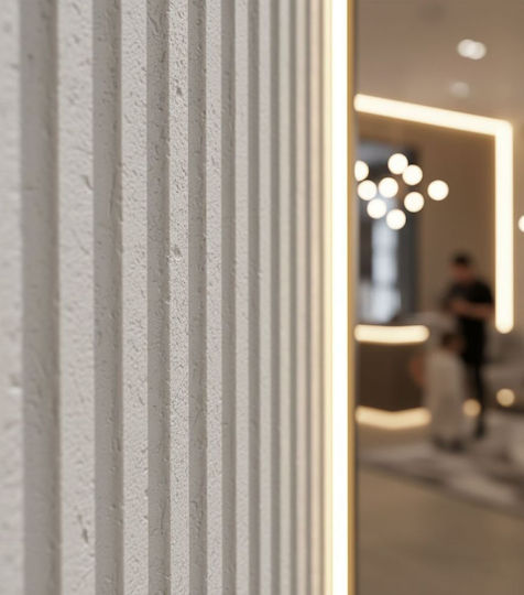 3D Wall Panels with Glue Beige 60x120cm