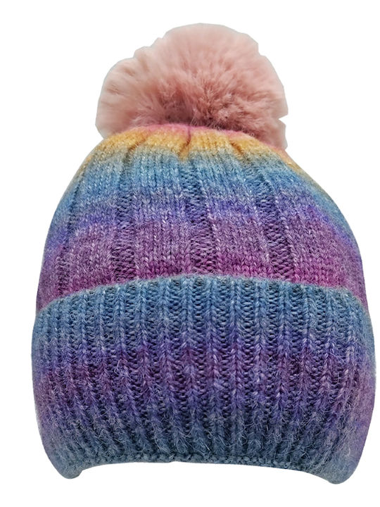 Pom Pom Beanie Beanie Knitted