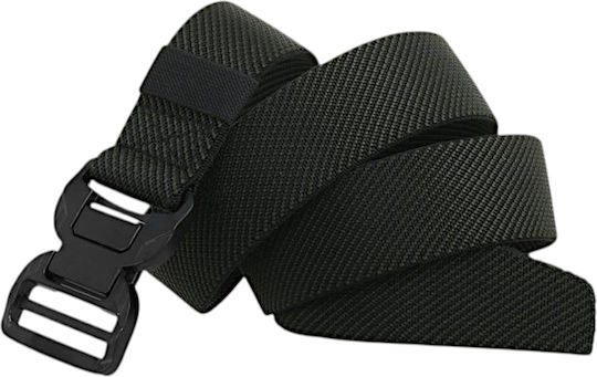 Men's Belt Light Elastic Military Type Molle Tactical Width 4 cm Black Ksj318