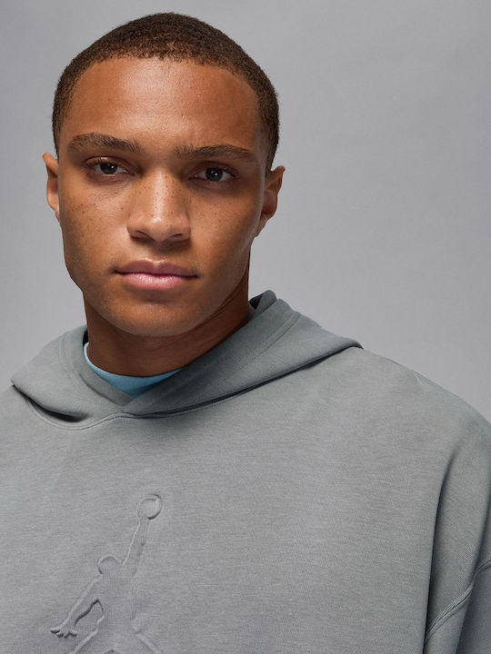 Dri-Fit Sweatshirt with Gray Hood