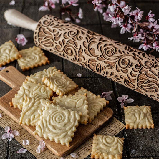 FunnyBaker Πλάστης Ζαχαροπλαστικής από Ξύλο