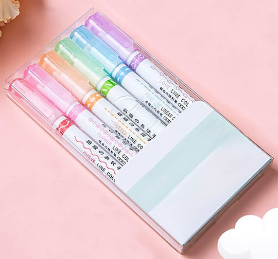 Μαρκαδόροι Multicolored Σετ 6 χρώματα