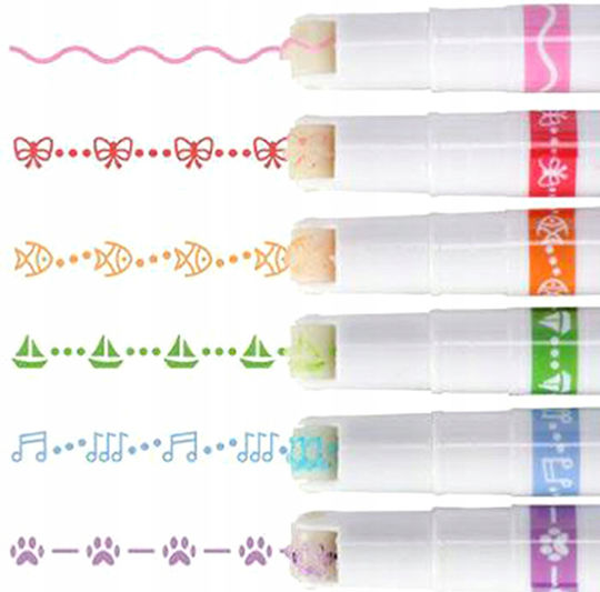 Μαρκαδόροι Multicolored Σετ 6 χρώματα