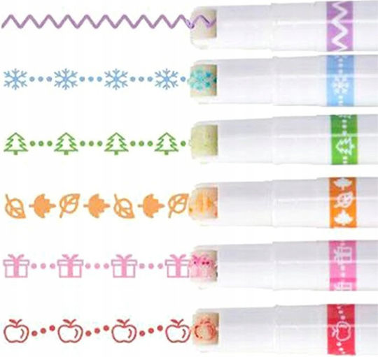 Μαρκαδόροι Multicolored Σετ 6 χρώματα