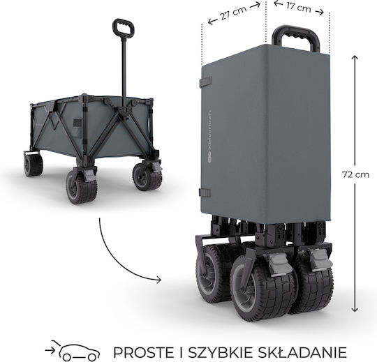 Rollster Dump Cart & Foldable Garden Cart Four-wheel