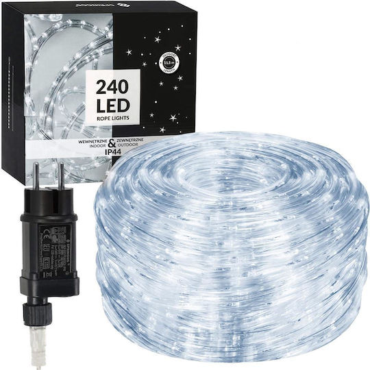 Țeavă luminată 240 Becuri Alb rece cu Dimmer 10m IP44