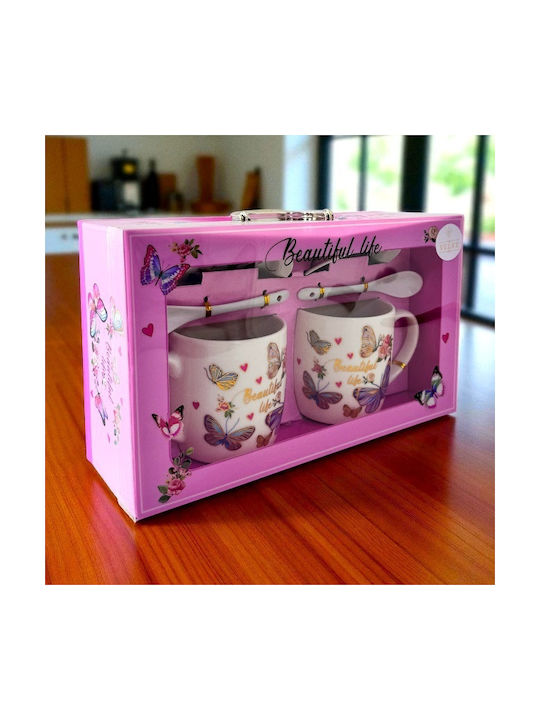 Velve Cană Ceramică Violet 300ml 2buc