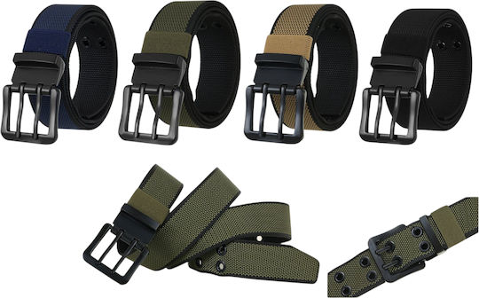 Elastisch Militärgürtel Taktisch Blau 40mm