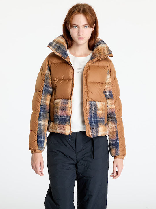 Leadbetter Point Ii Women's Short Lifestyle Jacket for Winter Camel Brown
