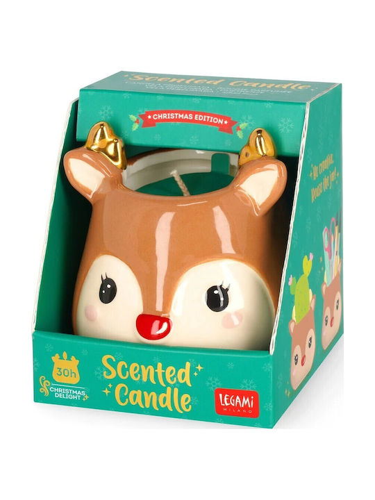 Legami Milano Christmas Ceramic Orange Candle 9.4x8.6cm