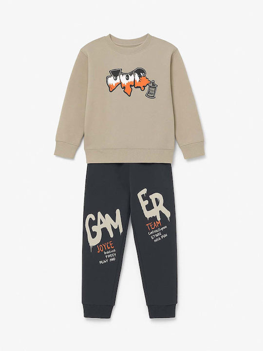 Kinder Sweatpants Set - Jogginganzug Beige 2Stück