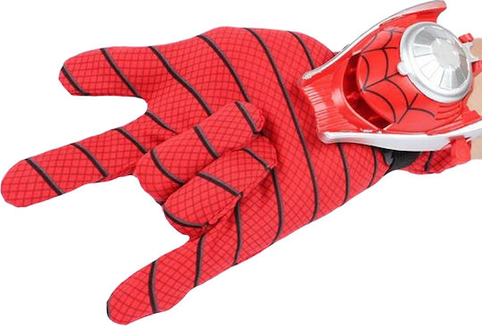 Spiderman Glove Disc Launcher Kids Depox Red