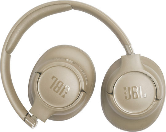 JBL Tune 730BT Wireless Bluetooth Over Ear Headphones with 76 Hours Playing Time Beige