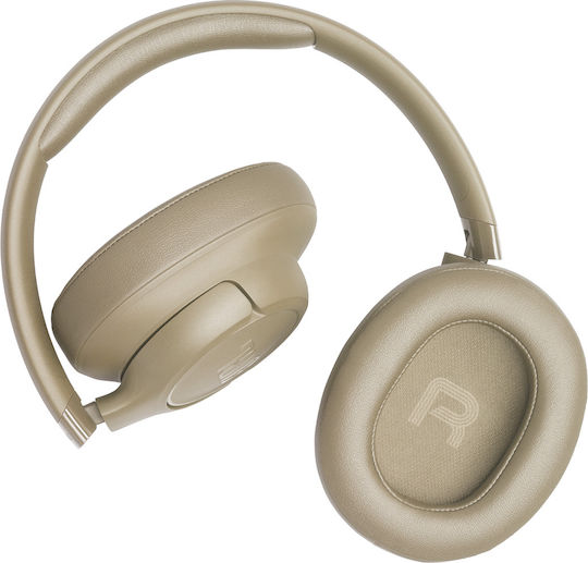 JBL Tune 730BT Wireless Bluetooth Over Ear Headphones with 76 Hours Playing Time Beige