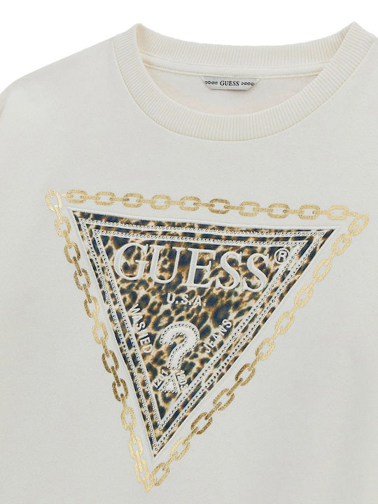 Kids Sweatshirt Cream White Ls Active Top