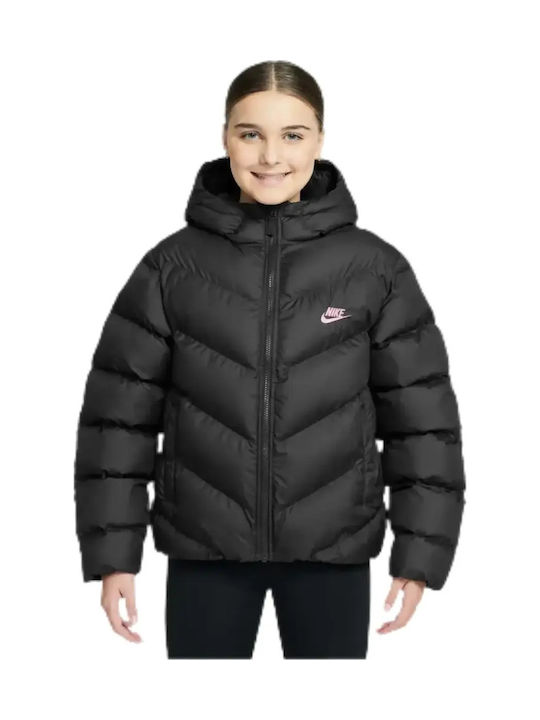 Sport Kinderjacken & Winterjacken Lang mit Futter & Kapuzen-Grau