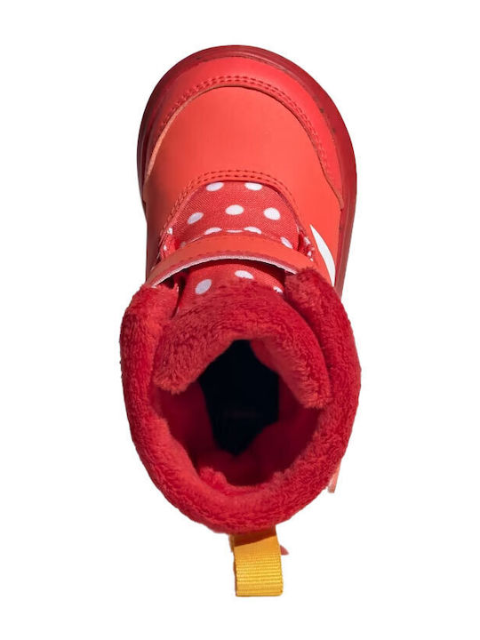 Winterplay x Disney Kids Snow Boots with Velcro Bright Red / Cloud White / Better Scarlet