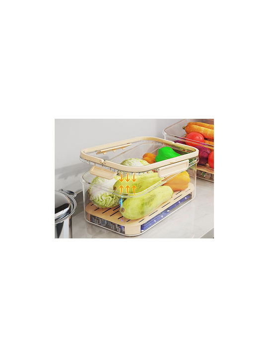 Verk Group Vază Utilizare Generală cu Capac Plastic Transparent 16x11.5cm 1 Bucată