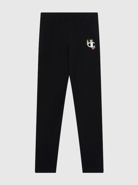 Kinder Leggings Lang Schwarz