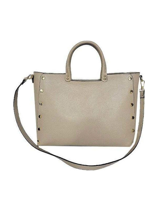 Leather Women's Professional Bag Ecru