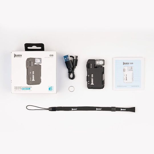 Făclie de Mână Wuben G5 400 Lumeni cu Magnet și Cap Rotativ 180°