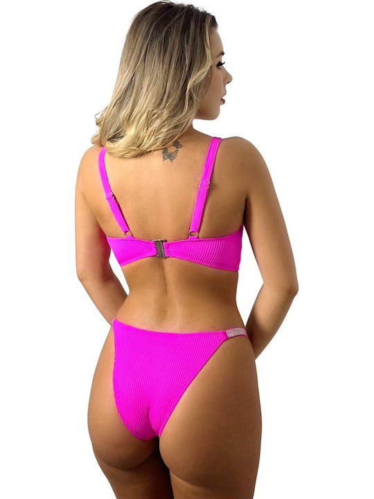 Set Bikini Μπουστάκι & Brazil Fuchsia
