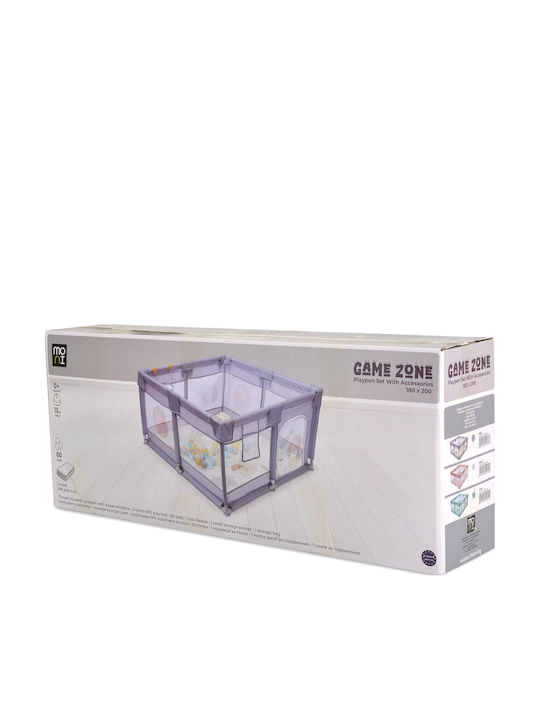 Moni Gamezone Park with Mattress Beige 200x180cm