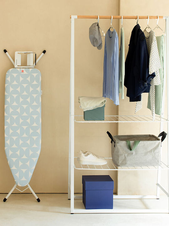 Brabantia Ironing Board for Steam Iron Foldable 124x38x96cm