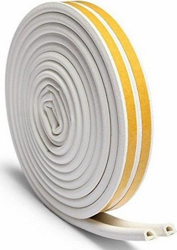 Bostik Den Braven Self-Adhesive Tape Draft Stopper Window in White Color 6mx0.9cm