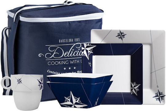 Marine Business Blue Porcelain Dinnerware Set 16pcs