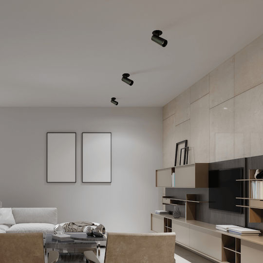 Zambelis Lights Einzel LED Spot in Schwarz Farbe