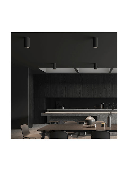 Zambelis Lights Einzel Spot mit Fassung GU10 in Schwarz Farbe