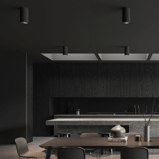 Zambelis Lights Einzel Spot mit Fassung GU10 in Schwarz Farbe