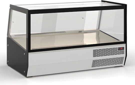 Inox Dobros Kühlvitrine Standgerät mit 2 Ebenen mit Kapazität 430Es 110x60x66cm
