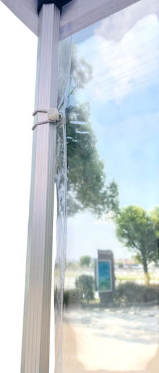 Epiplo-Fos Side for Kiosk Transparent with PVC Coating 3x3m