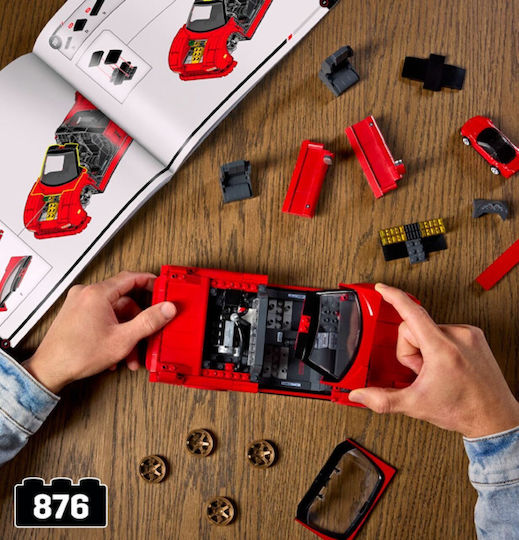 Mattel Brick Shop Τουβλάκια Hot Wheels ’90 Acura NSX για 10+ Ετών 876τμχ