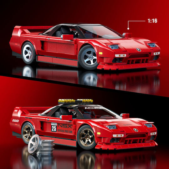Mattel Brick Shop Τουβλάκια Hot Wheels ’90 Acura NSX για 10+ Ετών 876τμχ